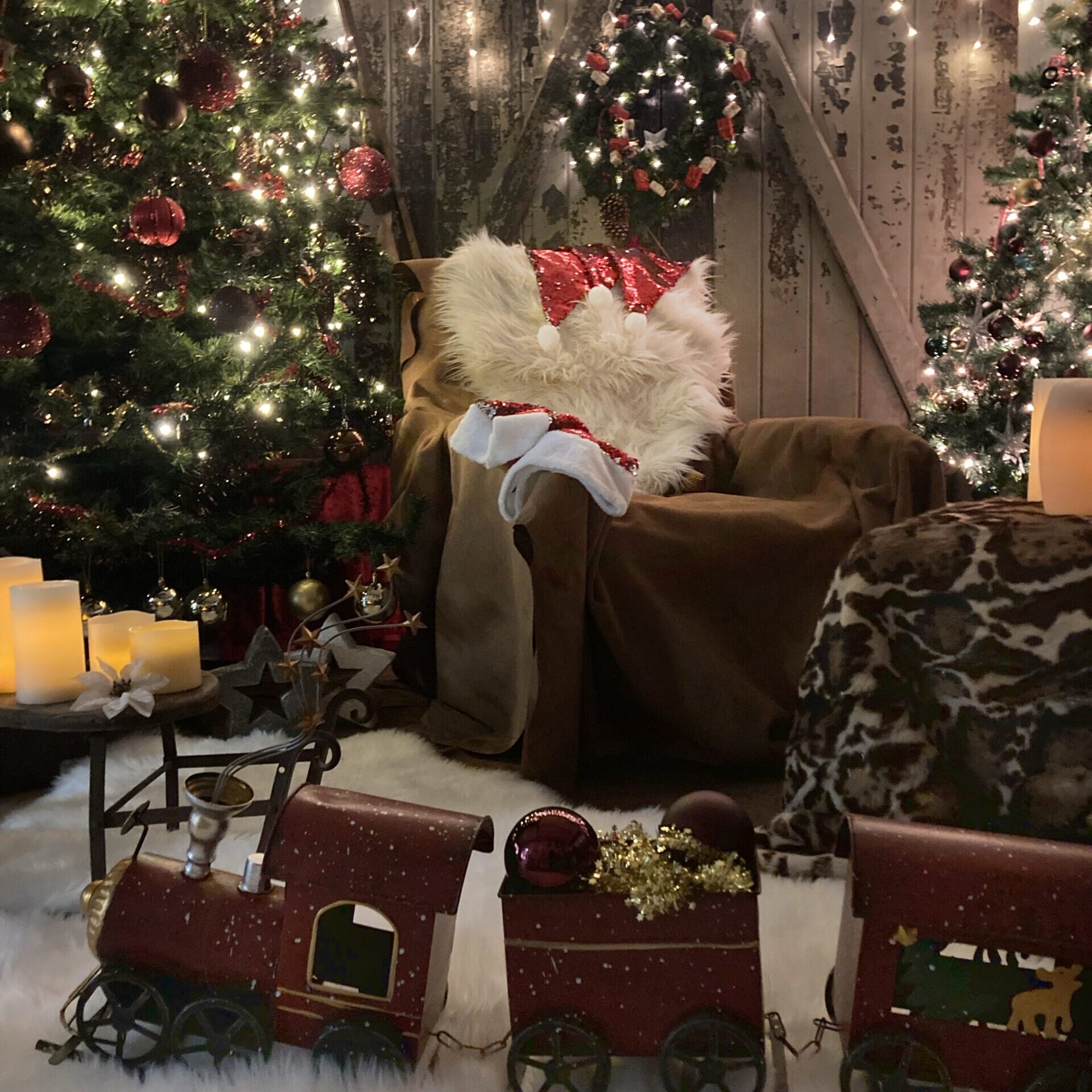 Weihnachts-Set im Alte Fabrik Studio